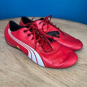 Puma Ferrari Vintage Y2K Drift Cat Sneakers Red White Black Men’s Size 14